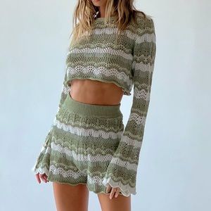 Leah Knit Set (knit coverup)